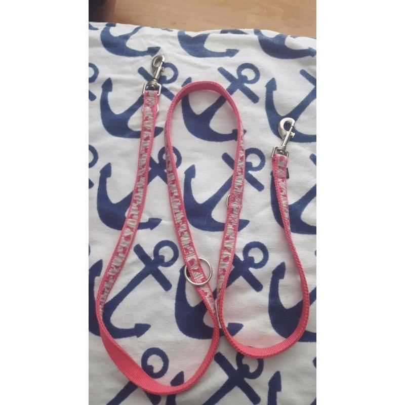 PINK CAMOUFLAGE DOG HARNESS & LEASH
