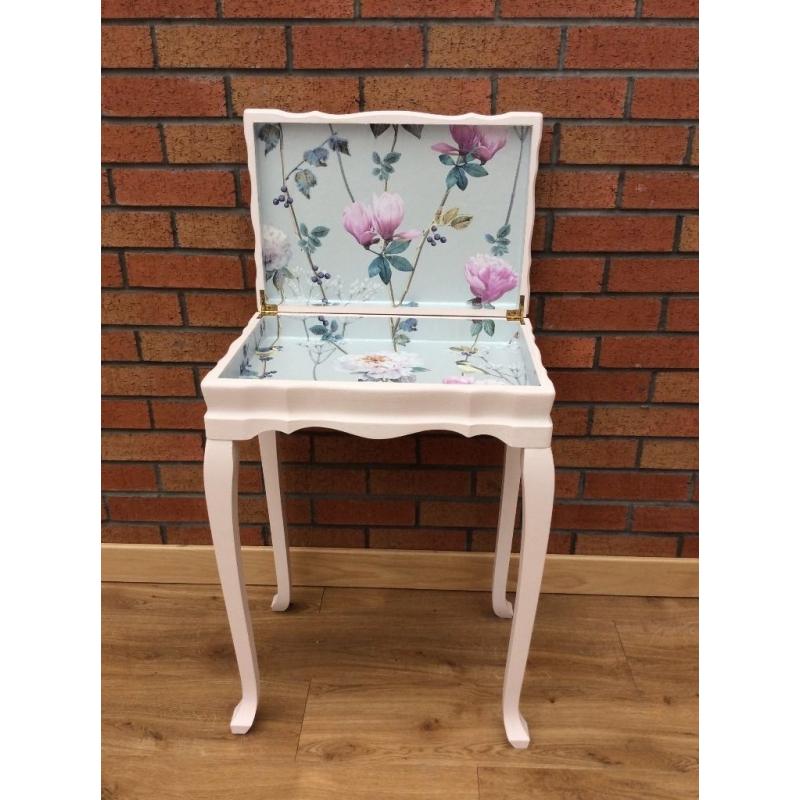 Vintage hand-painted desk/table