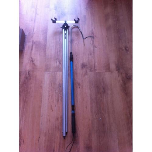 sea fishing rod rest & gaff