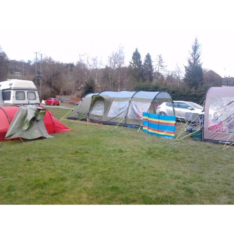 Outwell Cape Coral S 5 man tent with extras!