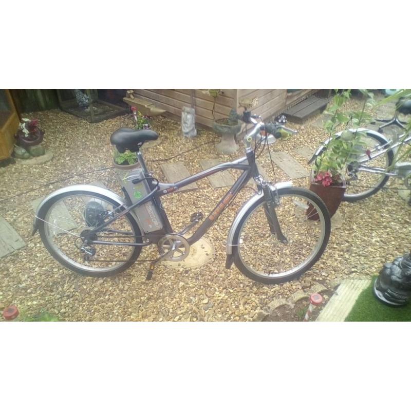 TWO ELECTRIC BIKES