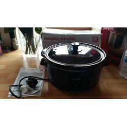 Morphy Richards Slow Cooker 3.5L Boxed with instructions