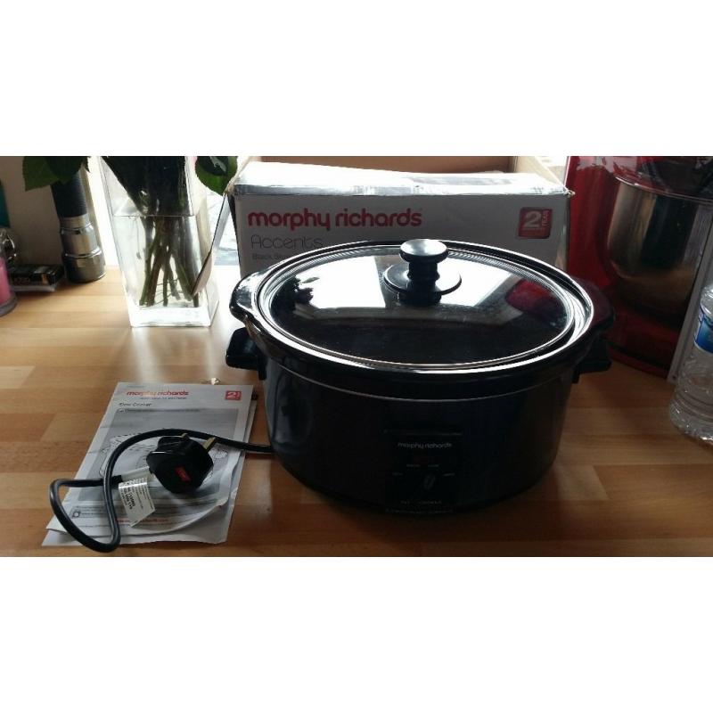 Morphy Richards Slow Cooker 3.5L Boxed with instructions
