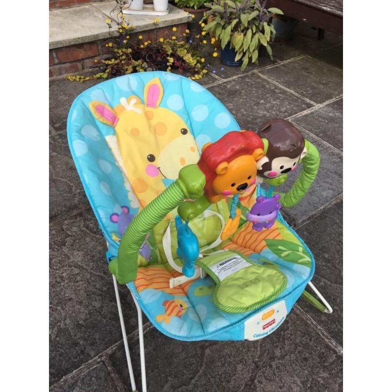 Fisher Price Bouncer chair and Mothercare car seat