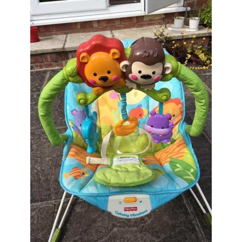 Fisher Price Bouncer chair and Mothercare car seat