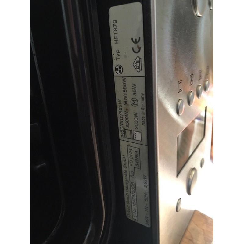 Bosch combi microwave oven (not working)