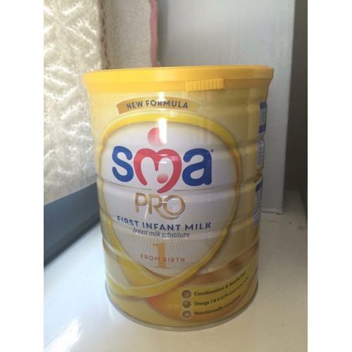 Unopened tub of sma