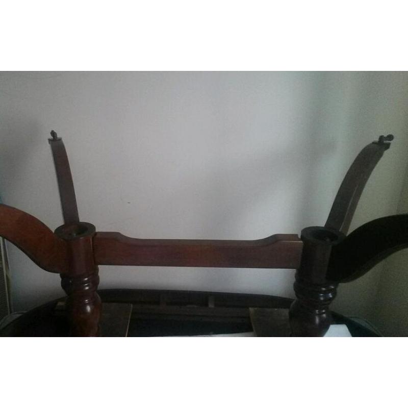 Dining tale and six chairs (2 are carvers)
