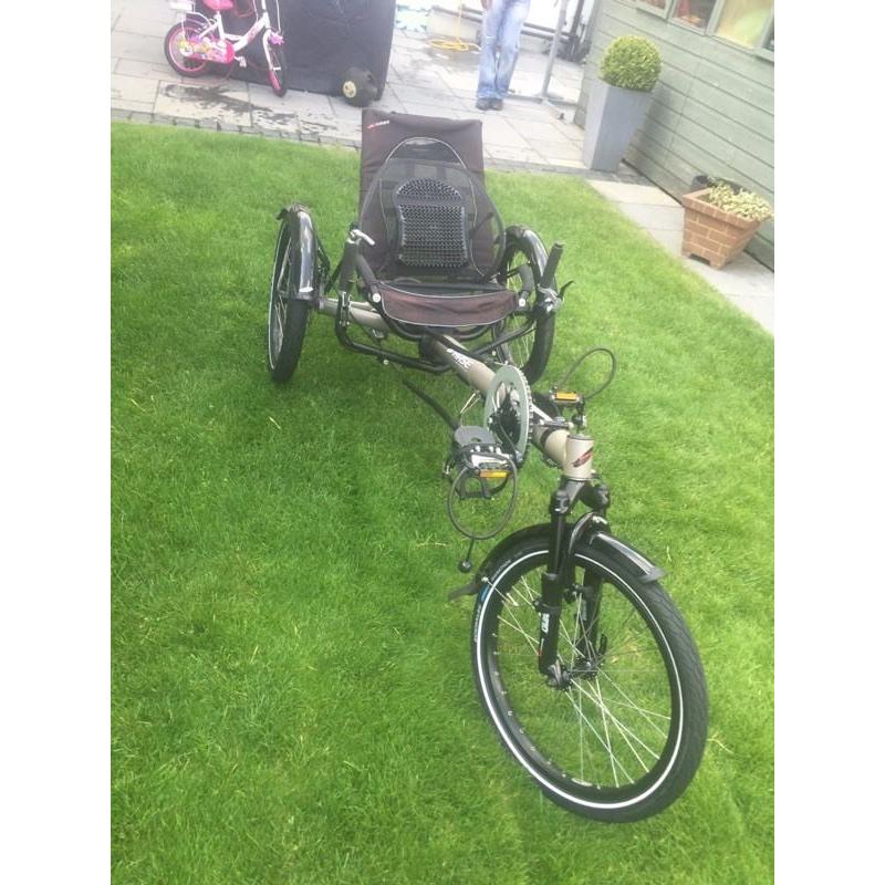 Hase Kettwiesel RIDE recumbent trike for sale