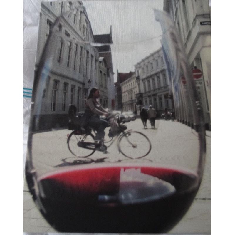 Signed photo on canvas the image was taken in Brugge
