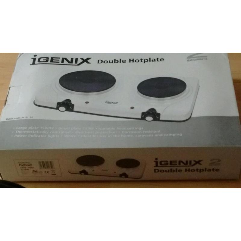 Igenix Double Hot Plate 2250W