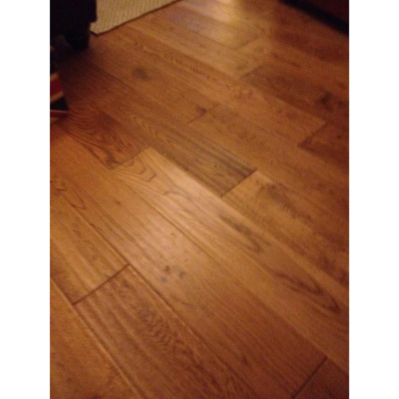 Solid oak flooring