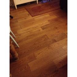 Solid oak flooring