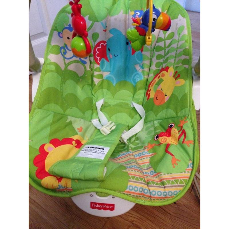 Fisher price deluxe rainforest friends bouncer seat