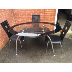 Dinning table with 3 chairs