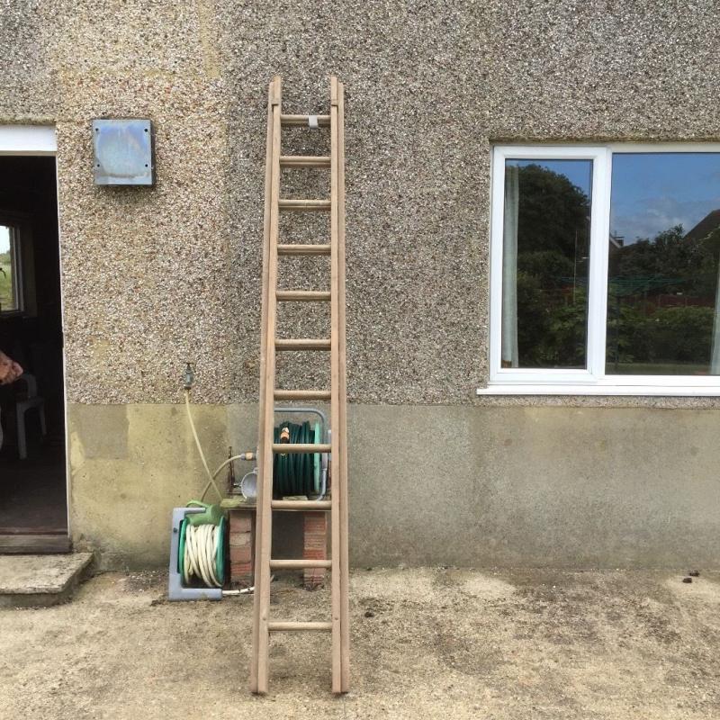 16 ft Wooden Ladder.