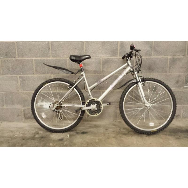 FULLY SERVICED 17 INCH FRAME WOMEN SHOCK WAVE BIKE FOR SALE