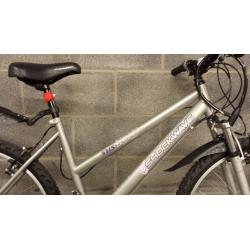 FULLY SERVICED 17 INCH FRAME WOMEN SHOCK WAVE BIKE FOR SALE