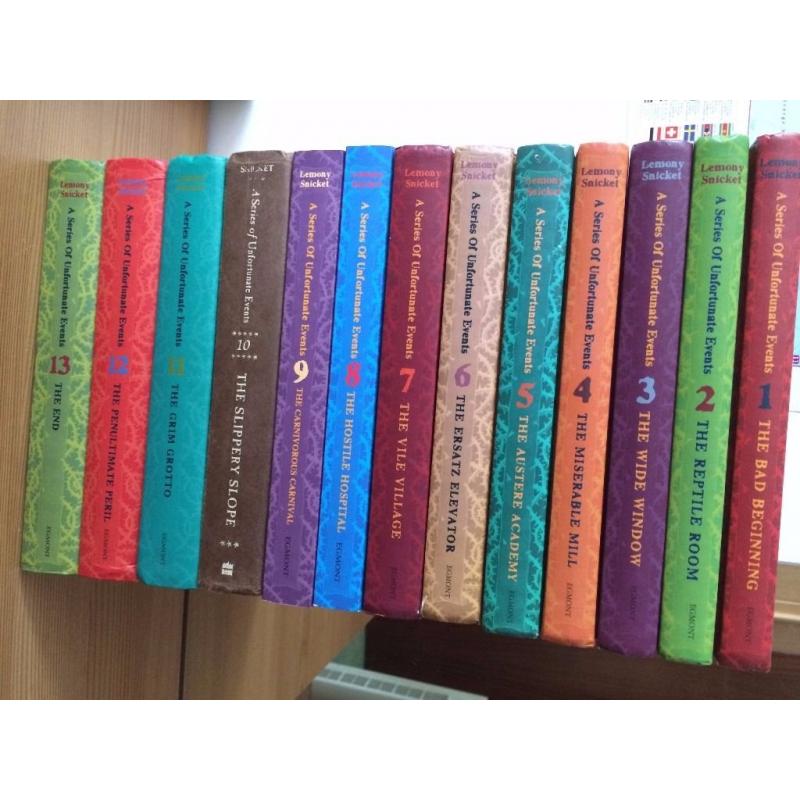 A series of unfortunate events(set of 13)