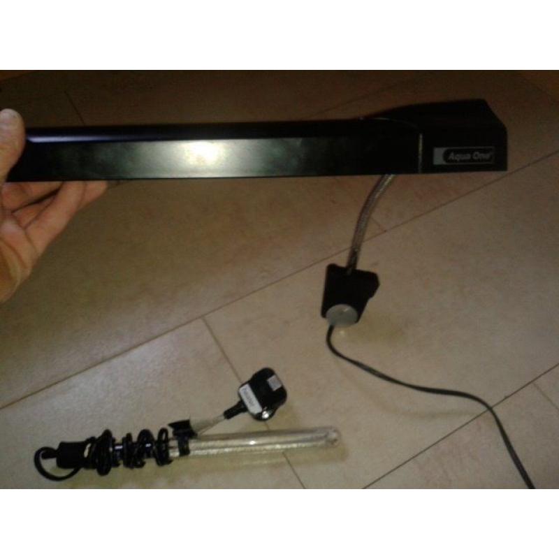 Aqua one light & 150w heater