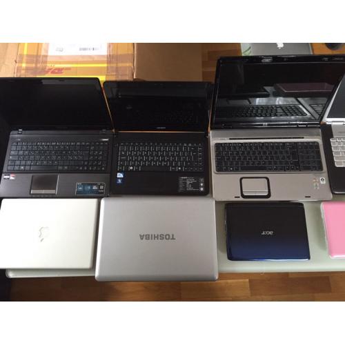Joblot of 37 working laptops