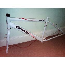 Apollo Bike Frame Envoy Hybrid Sport Lightweight Aluminium and Bike Seat & Post Mountain Racing Road