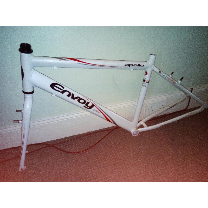 Apollo Bike Frame Envoy Hybrid Sport Lightweight Aluminium and Bike Seat & Post Mountain Racing Road
