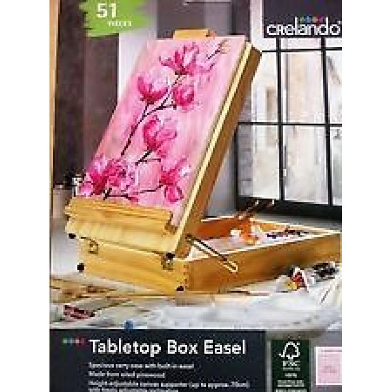 Tabletop Box Easel Crelando