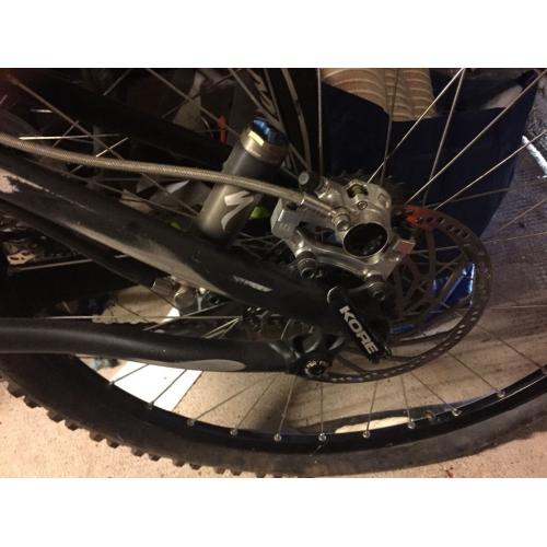 Specialized S works FSR Stumpjumper full suspension with brain technology MTB