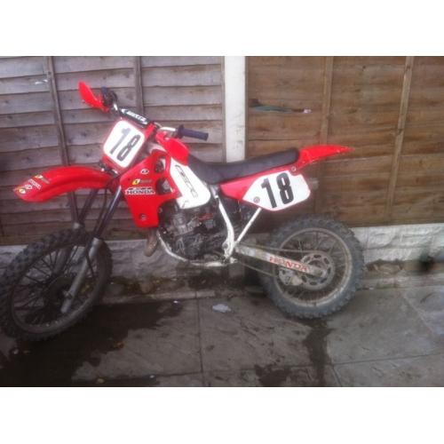 Cr 80/85 red rocket off road bike