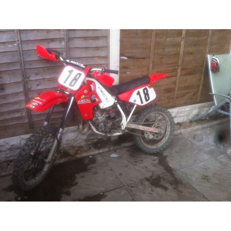 Cr 80/85 red rocket off road bike