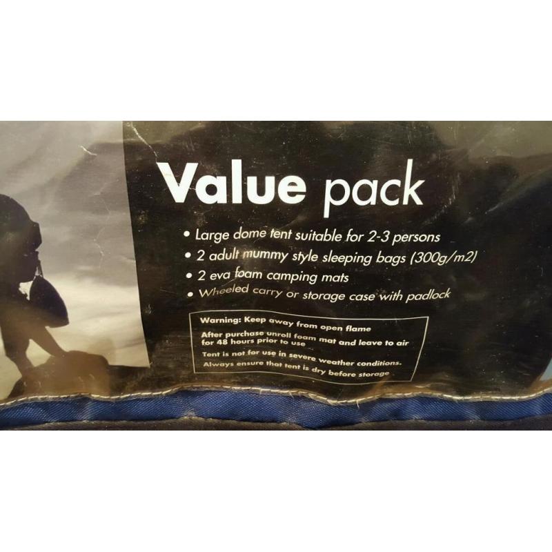 Value pack tent