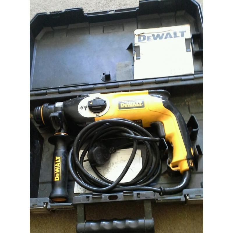 Dewalt 240v sds hammer drill