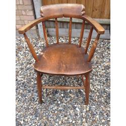 Solid Wood 'Captains' type chair
