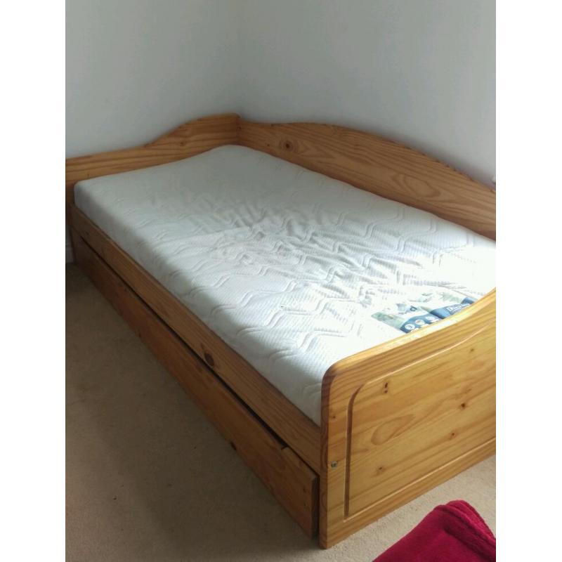 Bed for two mattresses