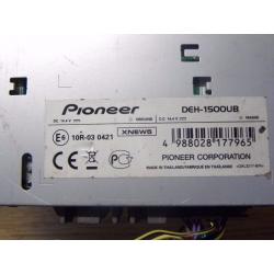 Pioneer DEH-1500UB USB /Car Stereo / Radio