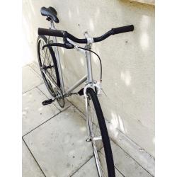 Single speed track bike ( silver ) vx