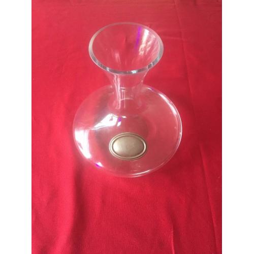 Decanter with silver badge - Used but great condition