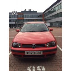 VW golf RED SE 2000 1.6 petrol