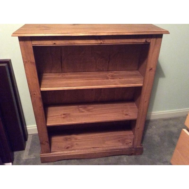 Solid pine bookshelf