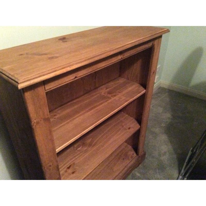 Solid pine bookshelf