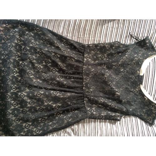 Black lace dress