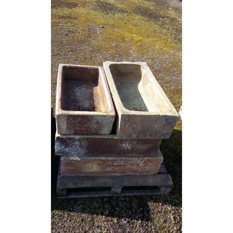 Farm yard trough planters