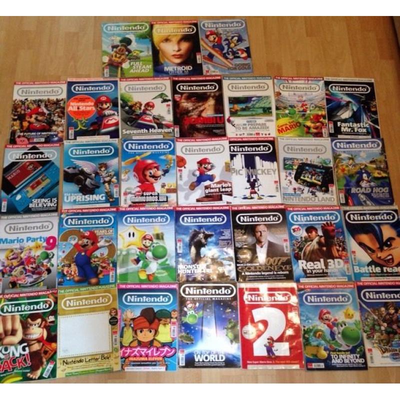 Official Nintendo magazines X 30 job lot