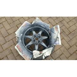 Spare wheel alloy new tyres mini r55 or r56