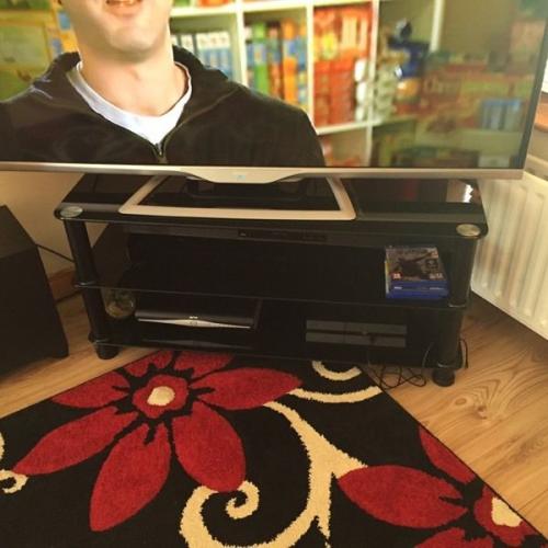 Glass TV stand (LARGE)