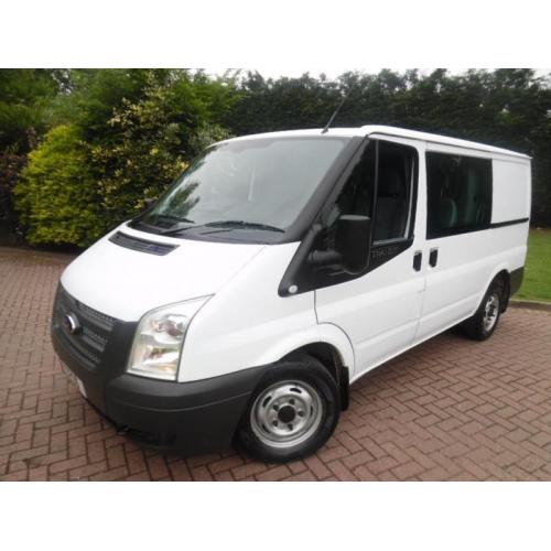 2012 Ford Transit T280 2.2TDCi SWB LOW ROOF 6 SEAT CREW VAN