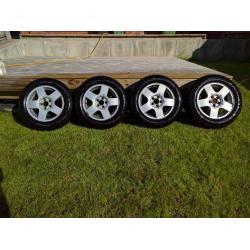 4x VW 15" Golf MK4 Avus Wheels and Goodyear Tyres 195/35/R15 - fit Leon,Bora etc