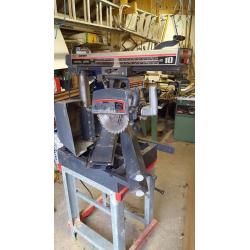 Sears Craftsman 10" Radial Arm Saw with stand