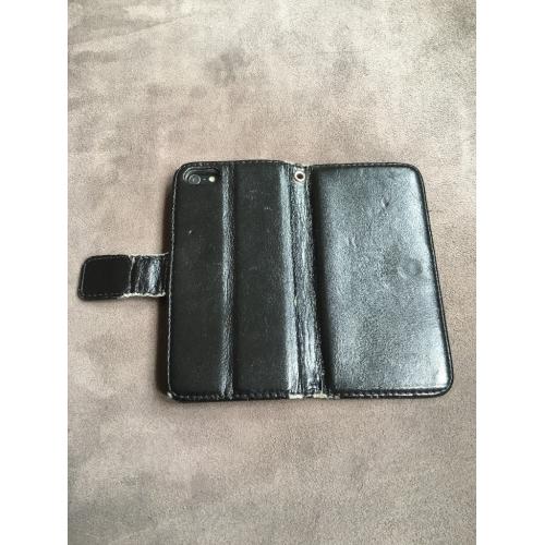 Apple iPhone Grey/Black 16gb with black leather cover